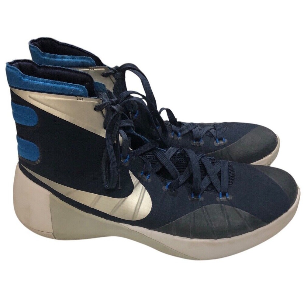 Nike Hyperdunk Men’s Shoes Navy Blue And White Size 13 2015 - Picture 4 of 10